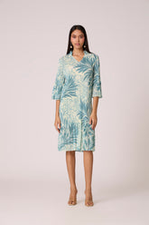 Reene Print Dress - Pistachio Green